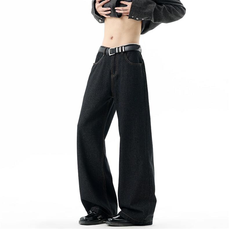 【现货】XZ1218BKN005特价P52美式高街花卉宽松刺绣牛仔裤，男装牛仔裤，星座1218（原611-3）