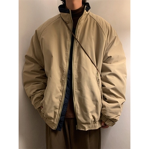 日系立领棉衣男加棉加厚港风冬季外套潮牌ins工装棉服M06586-P80图片