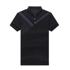 时尚上衣翻领百搭2023年夏季宽松中年长袖潮流T恤QPSF119，男装T恤，钱塘6003（原4033）