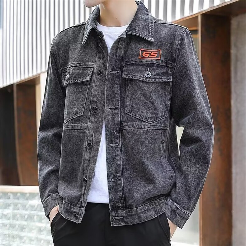 1506A/GG160/P44秋冬季牛仔外套男韩版潮流宽松褂子图片