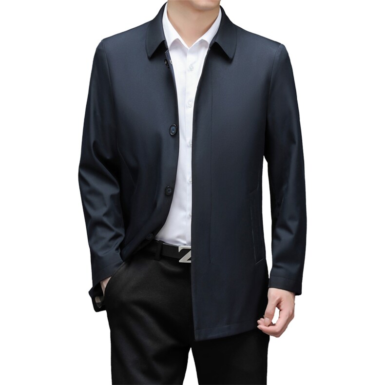 秋季新款外套夹克衫男翻领爸爸装中年时尚潮流外套ZL2999-P145,男装夹克,电商B212（原钱塘6029）