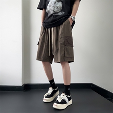 包腰供抖音夏装速干休闲短裤男宽松潮流五分裤工装短裤K1002P35，男装牛仔裤，电商C323