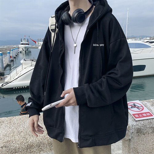 2024秋冬运动宽松休闲连帽开衫卫衣XW190：特批35,男装卫衣,星座718-1