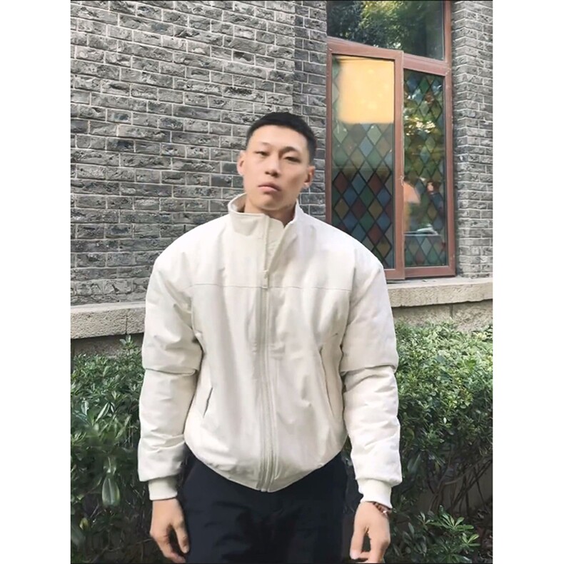 26春装新款美拉德立领飞行夹克boxy廓形休闲百搭外套上衣JK6500,男装夹克,电商A486-1