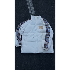特批70冬季小熊刺绣印花宽松加厚连帽保暖校园情侣外套MY0069，男装棉衣，电商A128