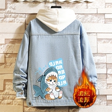 浅蓝色加绒款