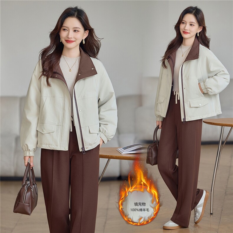 现货绵羊毛填充棉衣棉服女，女装棉衣/棉服，韩派