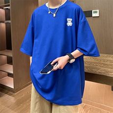 华夫格t恤男短袖男大码五分袖酒店风HT73292-P22，男装T恤，电商A040