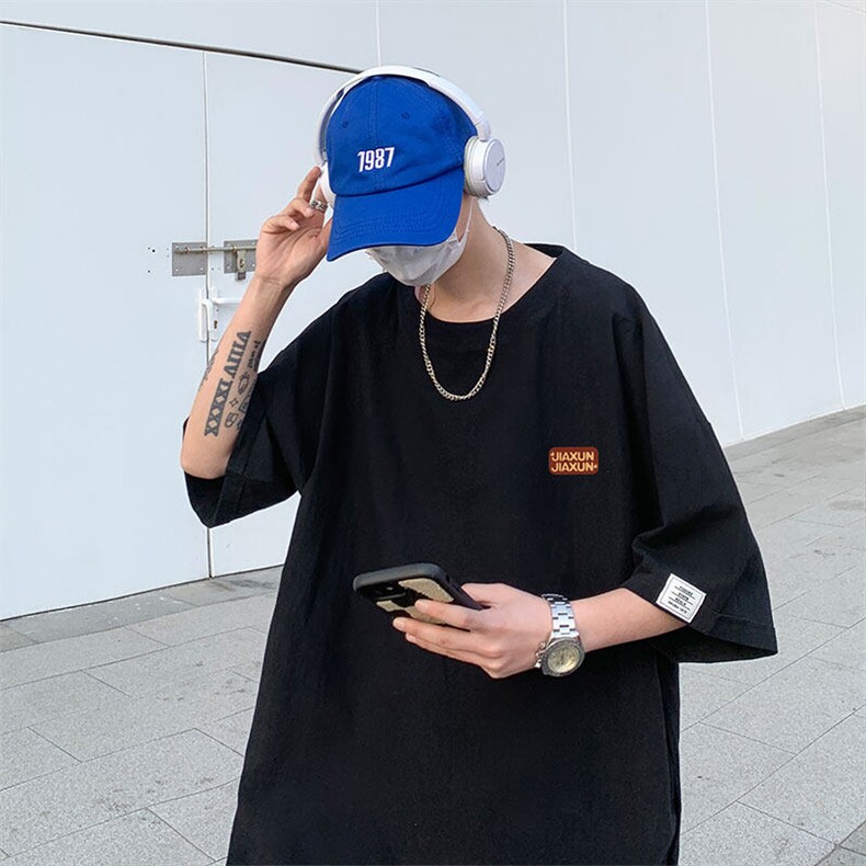 夏季短袖T恤潮流棉麻宽松半袖圆领体恤衫T3467-P22【特价】,男装T恤,电商A007