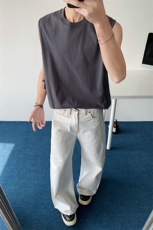 二开！230克夏季美式无袖背心坎肩T恤整包价更优TX001-P13.5，男装T恤，电商C213(原B265)