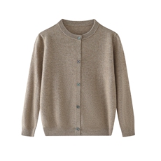 儿童圆领开衫女童秋冬季百搭高端山羊绒衫男童羊毛衫针织毛衣外套，童装儿童羊绒衫，跳跳羊儿童羊绒衫