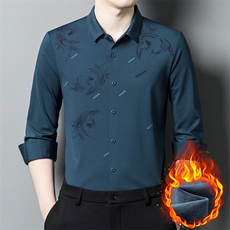 C6627H钱塘2020-2欧货品质冬季加绒加厚男士衬衫主推P86，男装衬衫，钱塘207-2