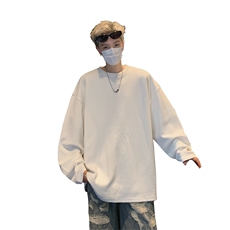 量大优供视频港风摆拍大码V领长袖T恤卫衣男CP81-特p25，男装T恤，电商B371