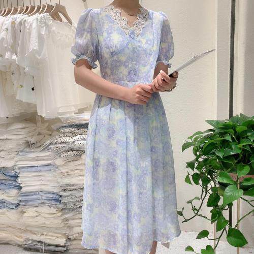 夏季新款韩版连衣裙，女装连衣裙，麦筱萌