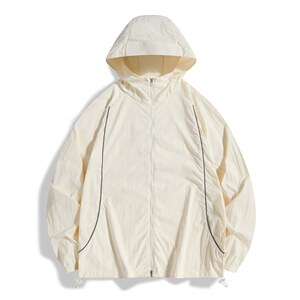 UPF50+有报告 凉感轻薄透气宽松大码潮流防晒服 DQC657-P48图片