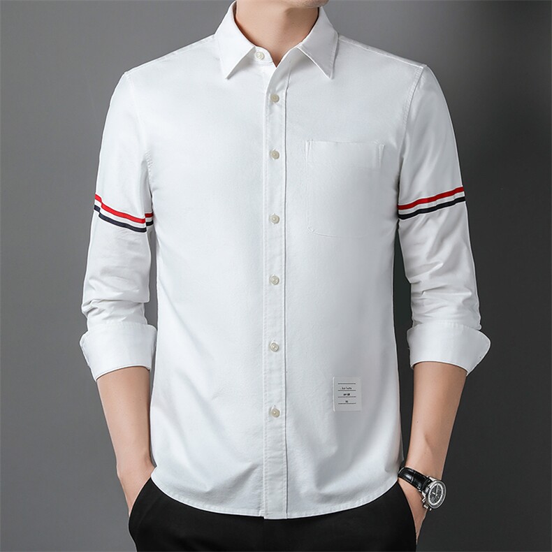 成衣水洗欧货精品男士长袖纯棉衬衫，男装衬衫，钱塘207-1
