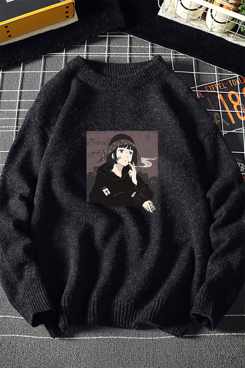 M19122-P45加绒款-P65加厚加绒毛衣男大码毛线衣男针织衫男线衫,男装针织衫/毛衣,电商A040A