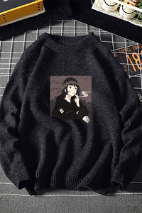 M19122-P45 加绒款-P65 加厚加绒毛衣男大码毛线衣男针织衫男线衫图片
