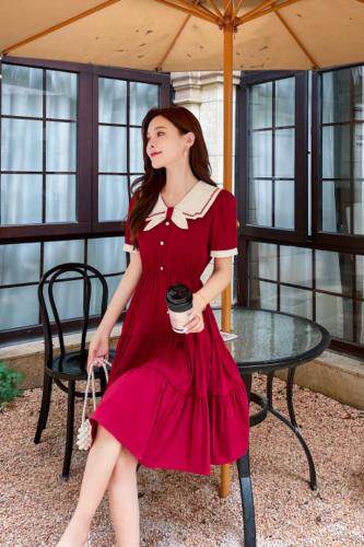 不挑人收腰连衣裙，女装连衣裙，百变诱惑