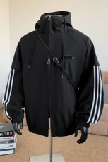JK5009/P65春装新款连帽夹克男潮上衣感谢织带设计百搭外套，男装夹克，电商A141