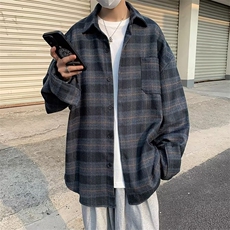 工装复古外套男潮牌痞帅港风高街夹克春秋2023新款百搭，男装夹克，星座716-4