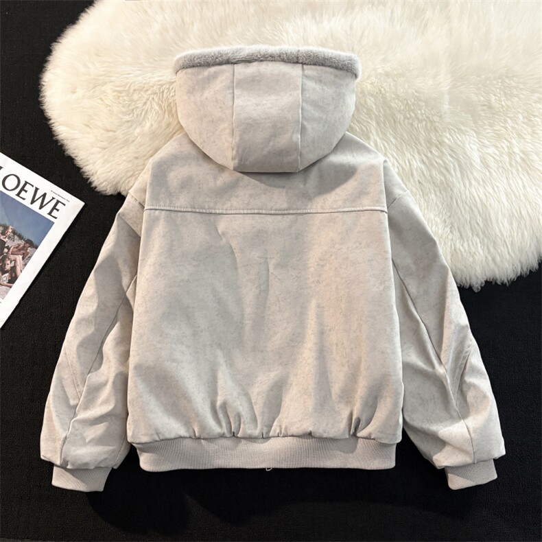冬季保暖连帽棉服男宽松复古cleanfit座山雕外套潮M019-P108,男装棉衣,星座308B-2