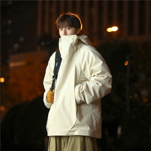 防风防水！棉衣男冬季防水冲锋衣男连帽棉服棉袄外套CP22JM-P100图片