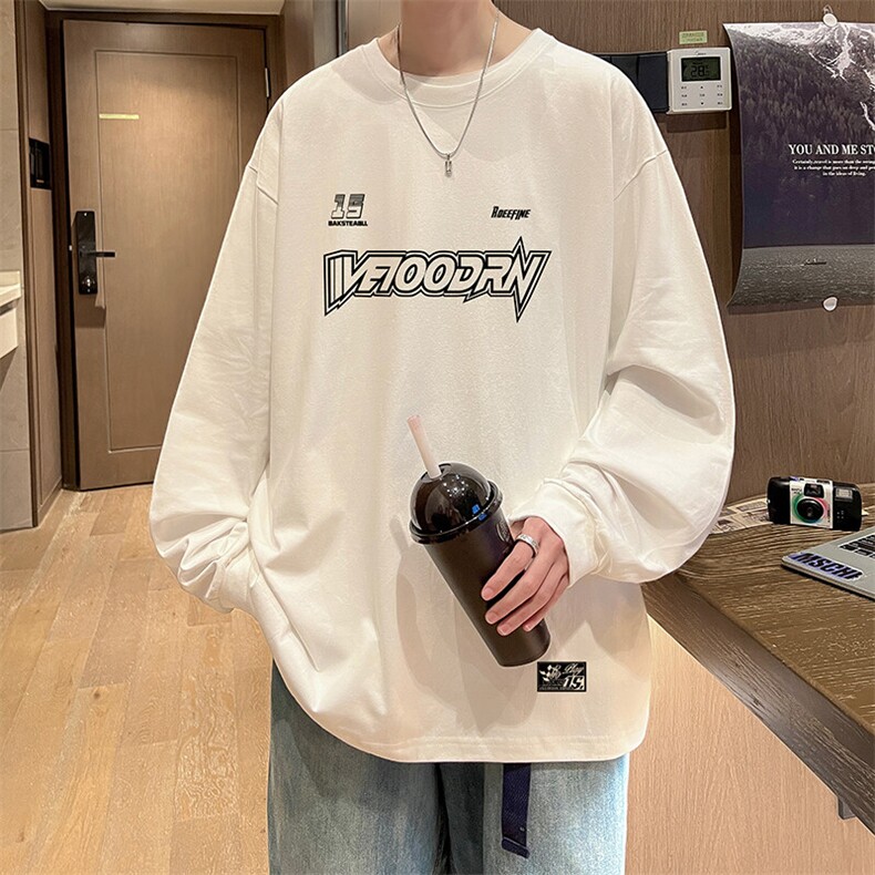 抖音得物供货量大从优可提供视频美式长袖T恤CT850特P25,男装T恤,电商A486-1