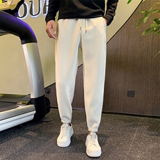 社会精神小伙雪尼尔休闲裤男秋冬加绒裤DS-B249-KK97-P58-加绒P68，男装卫衣，星座215（原电商B249）
