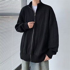 高质量针织开衫男士韩版潮流宽松百搭帅2024冬季ins毛衣MZ636-P66，男装针织衫/毛衣，星座412-2