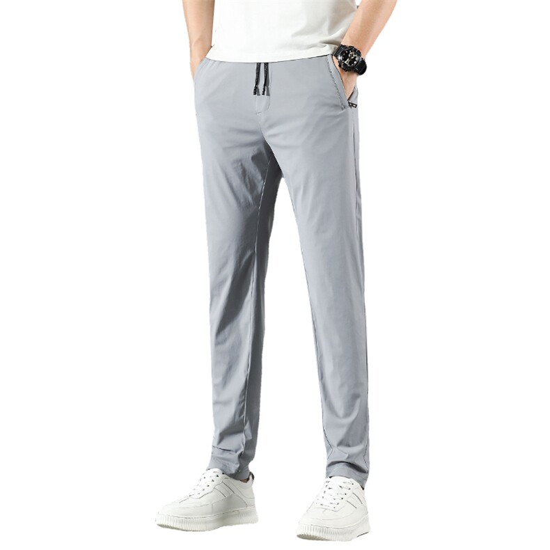 直播品质锦纶78.5氨纶21.5冰丝运动休闲裤男直筒长裤K2289-P45,男装休闲裤,星座815-2