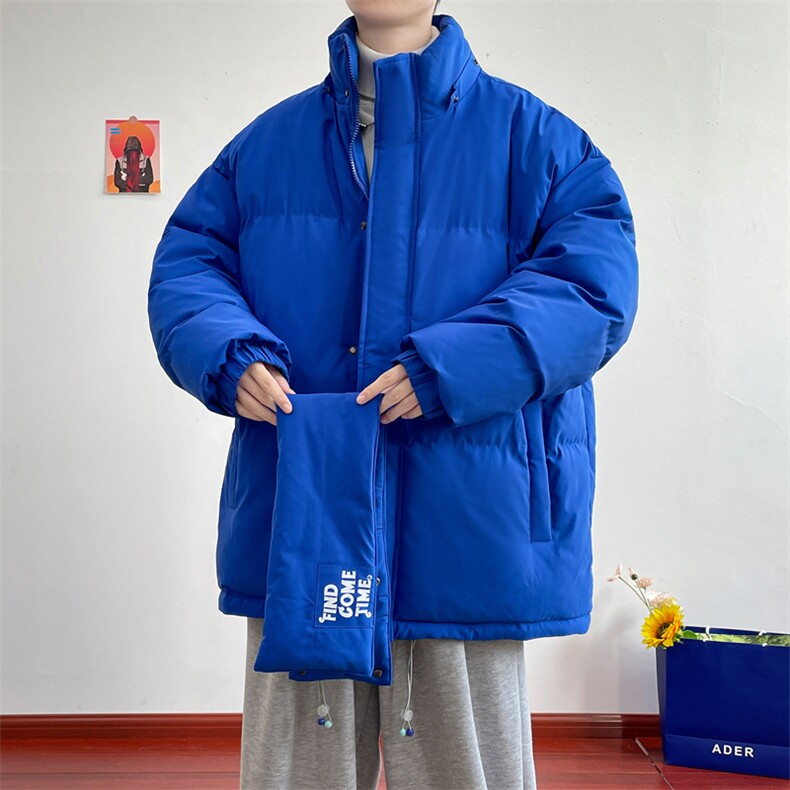 冬季棉衣男女加厚棉袄外套ins情侣款面包棉服M0761-P100,男装棉衣,星座308B-2