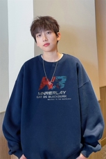 ！圆领卫衣男装港风长袖T恤男外套男WY227-特P23，男装T恤，电商B367