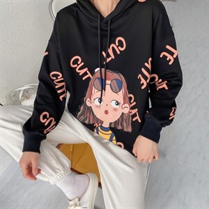 秋季满印小女孩卫衣,女装卫衣/绒衫,NOUSWEETY 诺小姐衣橱