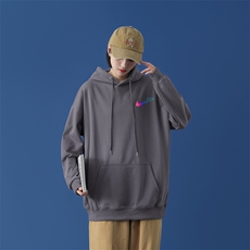L2364P48中性模特秋冬新款大码潮男连帽情侣卫衣男连帽外套，男装卫衣，星座510A-1