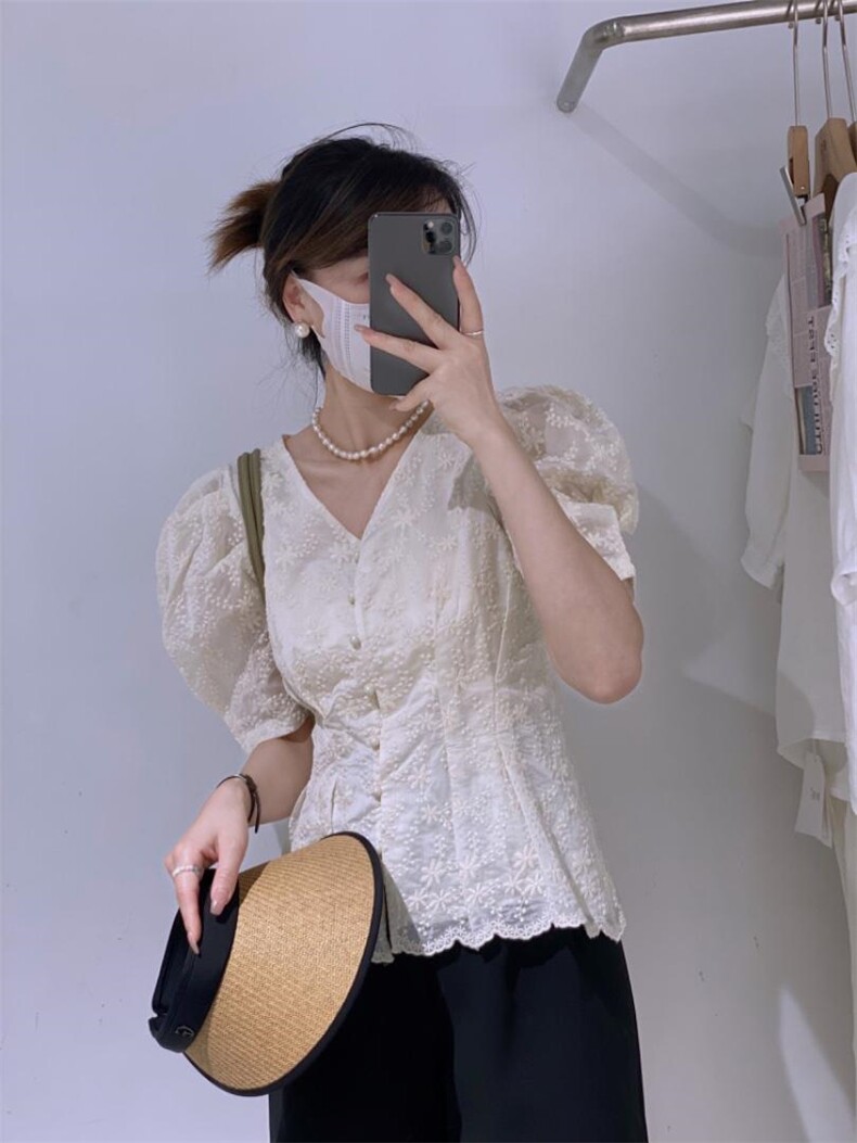 韩系单排扣小衫，其它，驿谷