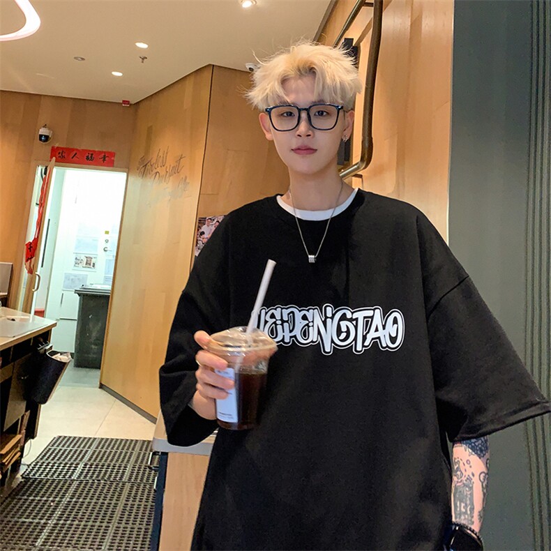 抖音得物直播供货 纯棉260克短袖T恤A158-T302-P28控48图片