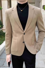 秋冬店主休闲夹克西装单西男士修身休闲西服A236-XZ2301-145，男装夹克，电商A236
