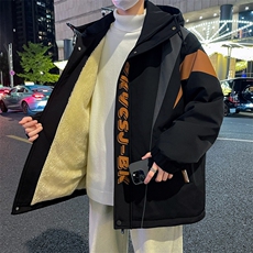 加绒加厚夹克男时尚潮流加厚棉衣男外套MY1685-P73，男装夹克，星座310B-3