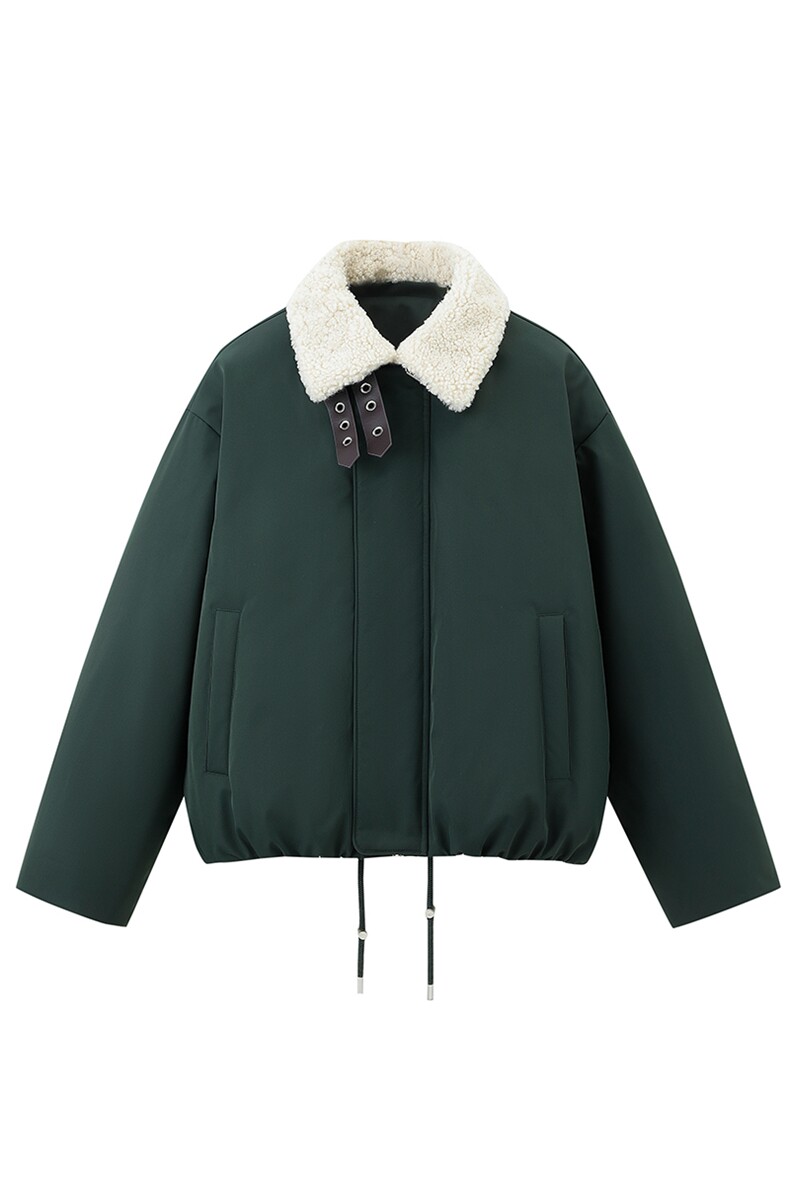 2025冬季新款仿羊羔绒领可脱卸男女翻领宽松保暖羽绒服699,男装羽绒服,电商A234