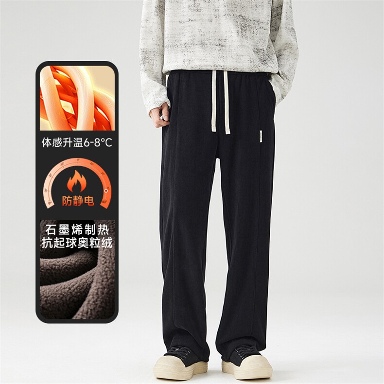 A178-1DY590AP95奥粒绒秋冬季美式灯芯绒卫裤,男装休闲裤,电商A178-1