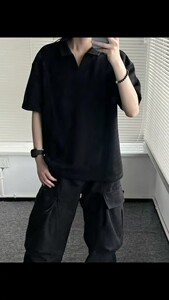 XZ809A/WWWT03/特P24/控48   重磅空气层美式复古POLO衫图片