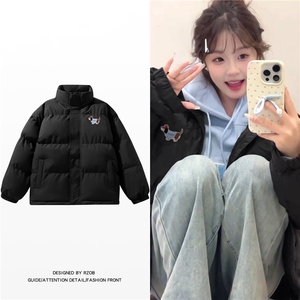 W611-P88 chic卡通腊肠狗立领棉服学生冬季bm韩系加厚面包服外套图片