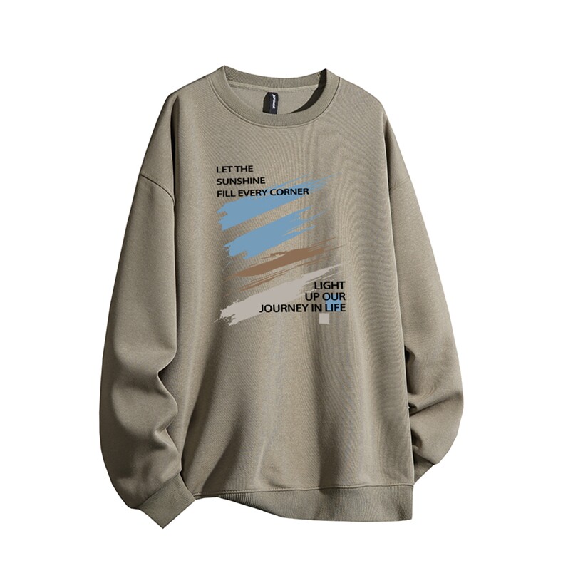 得物供货、复合重磅420克现货圆领卫衣宽松HD019-1-HMY467-P35,男装卫衣,电商019-1