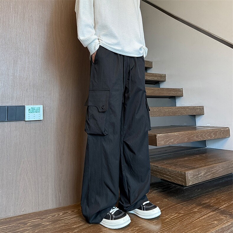 2025秋季新款内景大口袋直筒微弹工装裤M-5XLHK25804-特P35，男装休闲裤，电商A022