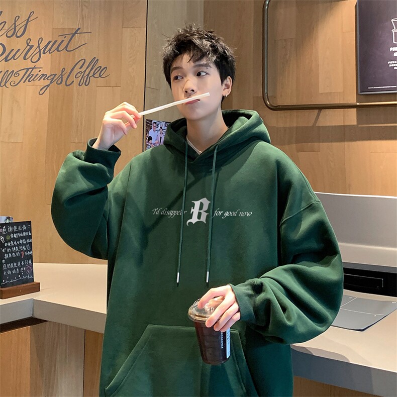 ！连帽圆领卫衣男装港风帽衫男 LM110-P35图片