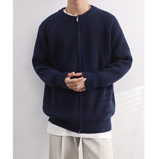 秋冬新款Cleanfit珠地开衫毛衣潮男韩版潮流针织衫外套MZ463-P58，男装针织衫/毛衣，星座412-3