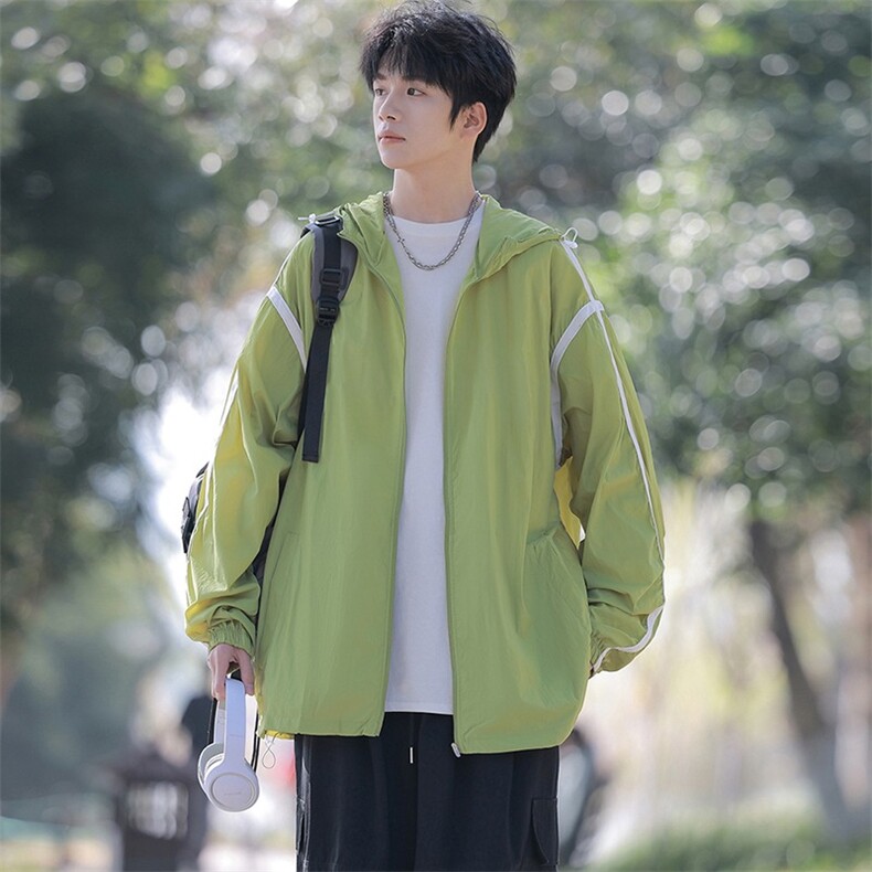 森系春夏季新款时尚防晒衣外套J635P43，男装防晒衣，星座1116-2