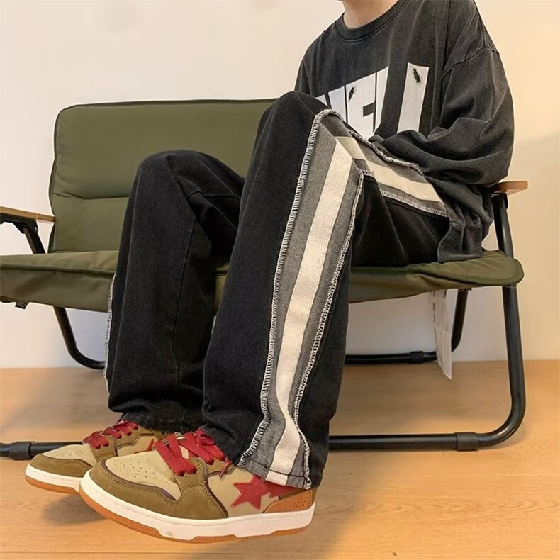 美式牛仔裤男款秋季长裤潮 G3081 P43图片