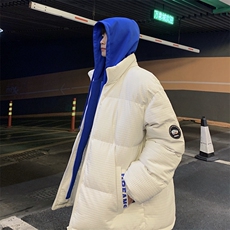 假两件棉服男士2023年新款青少年加厚棉衣服冬装外套M0778-P120，男装棉衣，星座308B-1